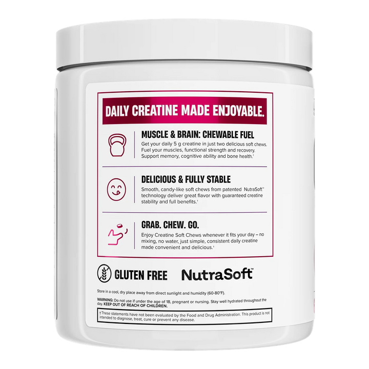 Nutrex Creatine Soft Chews // 60 5g Serves Nutrex Berry Blast NTS Newtown Supplement Store Sydney