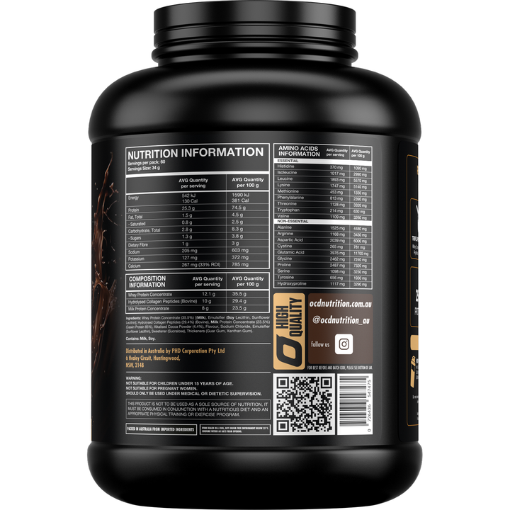 OCD Real Protein // 30 Serves OCD Nutrition NTS Newtown Supplement Store Sydney