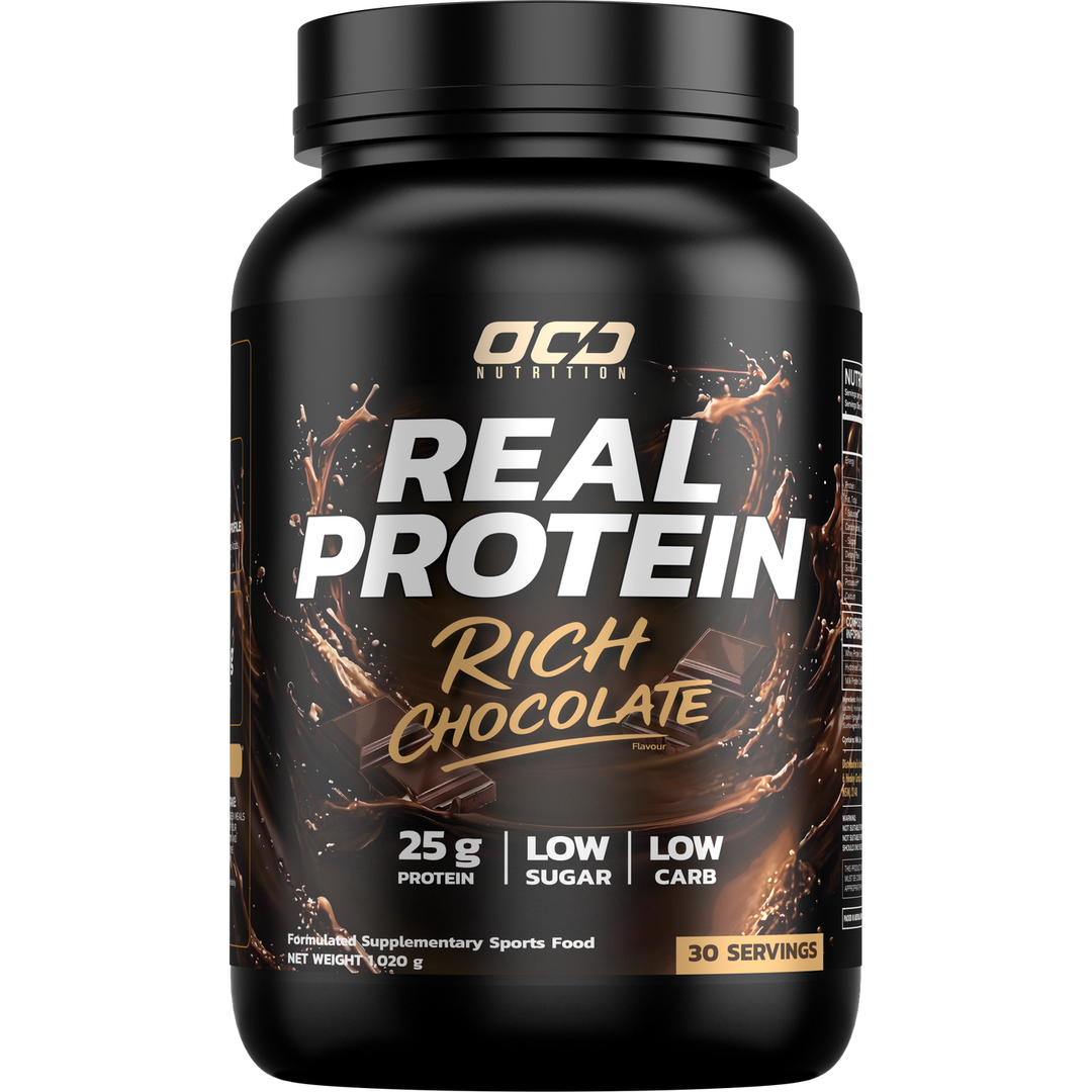 OCD Real Protein // 30 Serves OCD Nutrition Rich Chocolate NTS Newtown Supplement Store Sydney