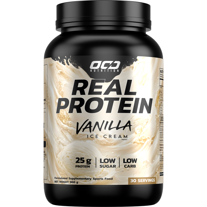 OCD Real Protein // 30 Serves OCD Nutrition Vanilla Ice Cream NTS Newtown Supplement Store Sydney