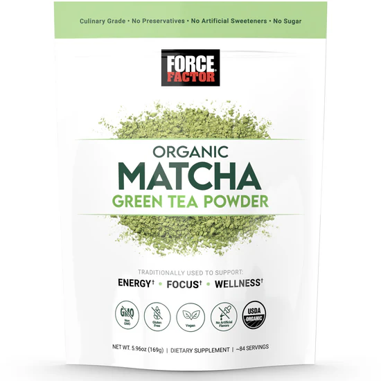 Organic Matcha Green Tea Powder // 169g Force Factor NTS Newtown Supplement Store Sydney