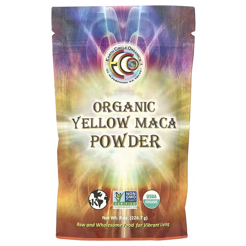 Organic Yellow Maca Powder // 226g Earth Circle Organics NTS Newtown Supplement Store Sydney