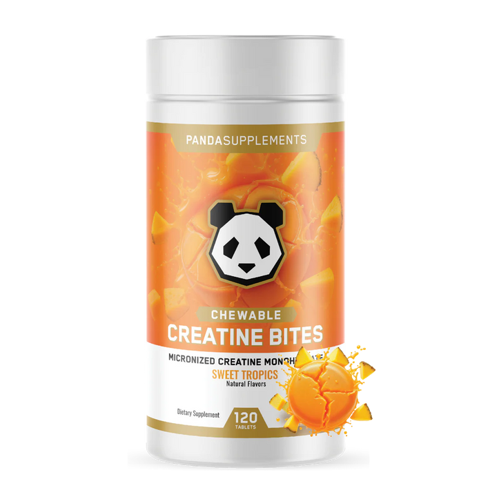 Panda Supps Creatine Bites // 5g 30 Serves Panda Supplements Sweet Tropics NTS Newtown Supplement Store Sydney
