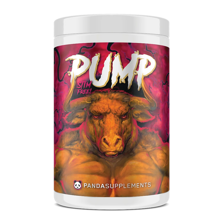 Panda Supps PUMP // STIM FREE PRE-WORKOUT Panda Supplements Sweet Black Cherry NTS Newtown Supplement Store Sydney