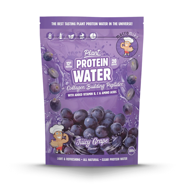 Plant Protein Water // Protein Water + Collagen Macro Mike NTS Newtown Supplement Store Sydney