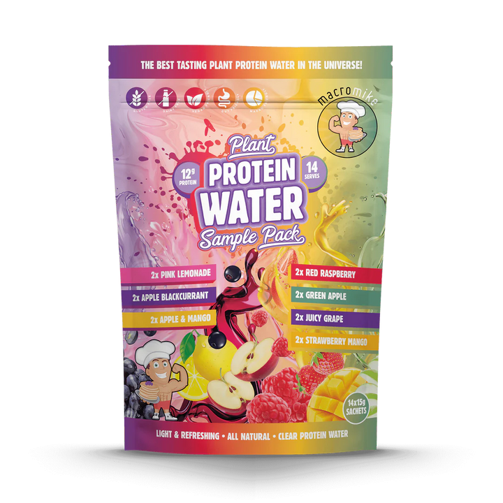Plant Protein Water Sample Pack // 14 Serves Macro Mike NTS Newtown Supplement Store Sydney