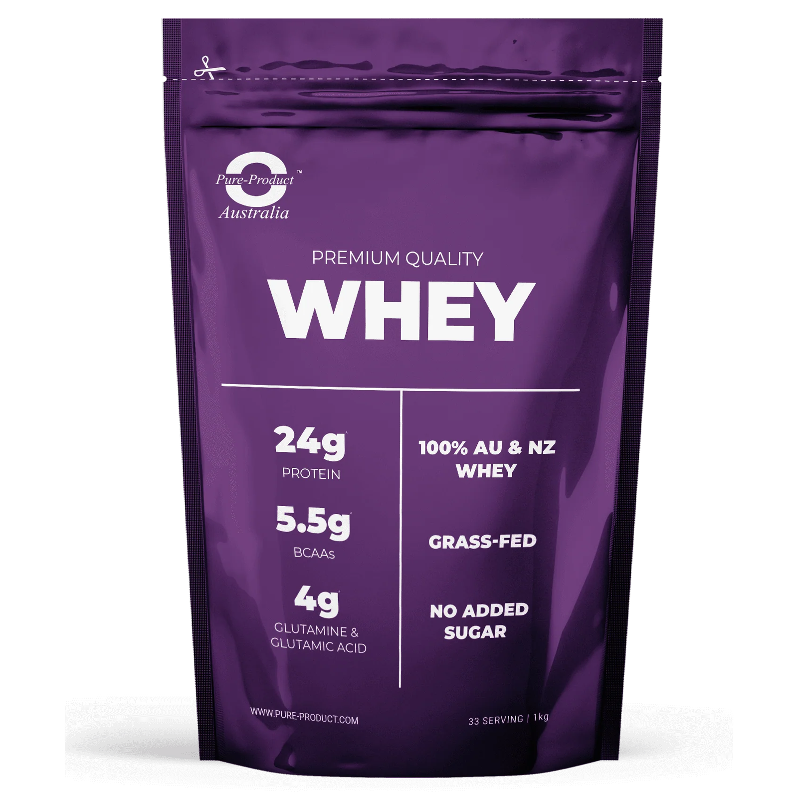 Premium Quality Whey Protein Concentrate // 33 Servings Pure-Product Australia NTS Newtown Supplement Store Sydney