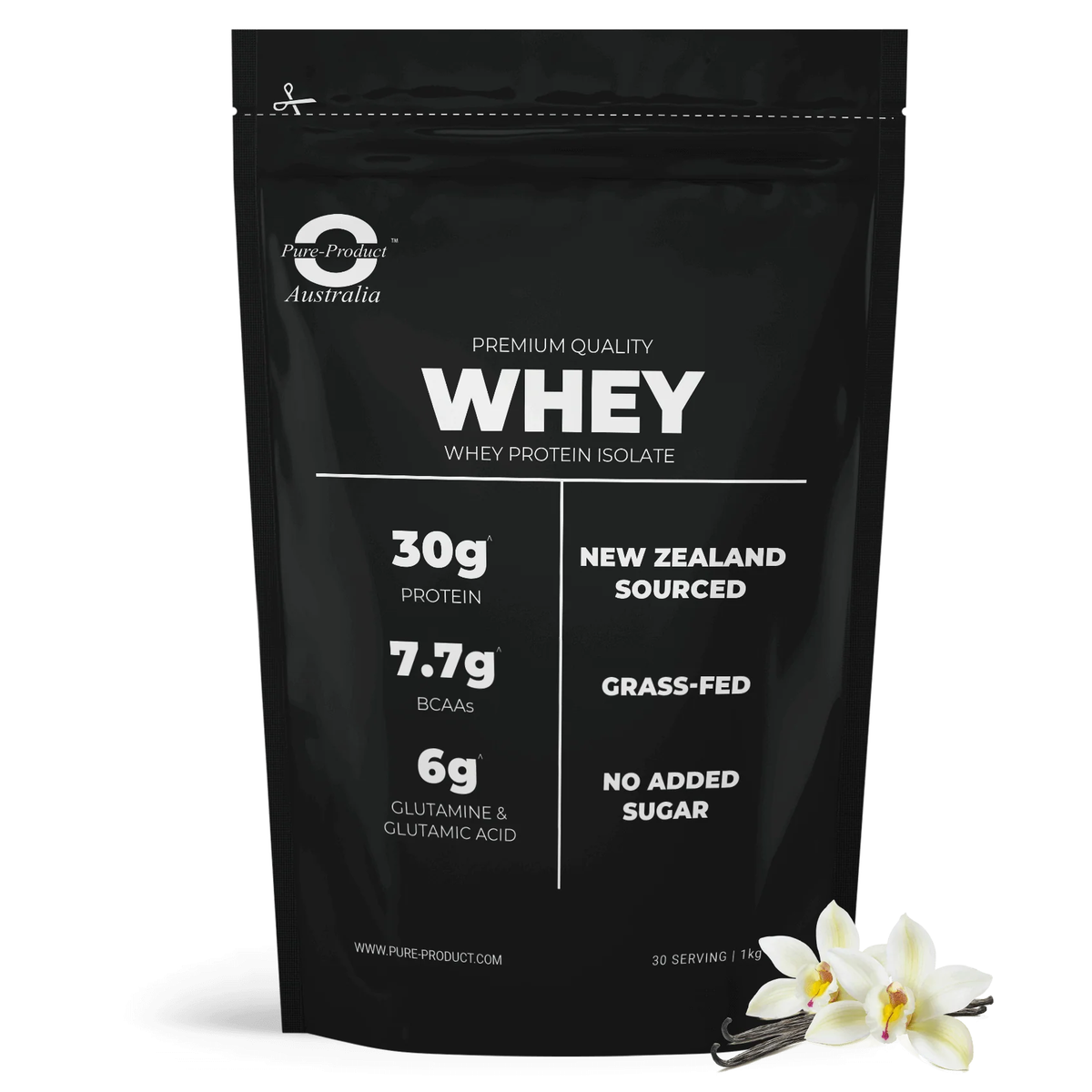 Premium Quality Whey Protein Isolate // 30 Servings Pure-Product Australia NTS Newtown Supplement Store Sydney