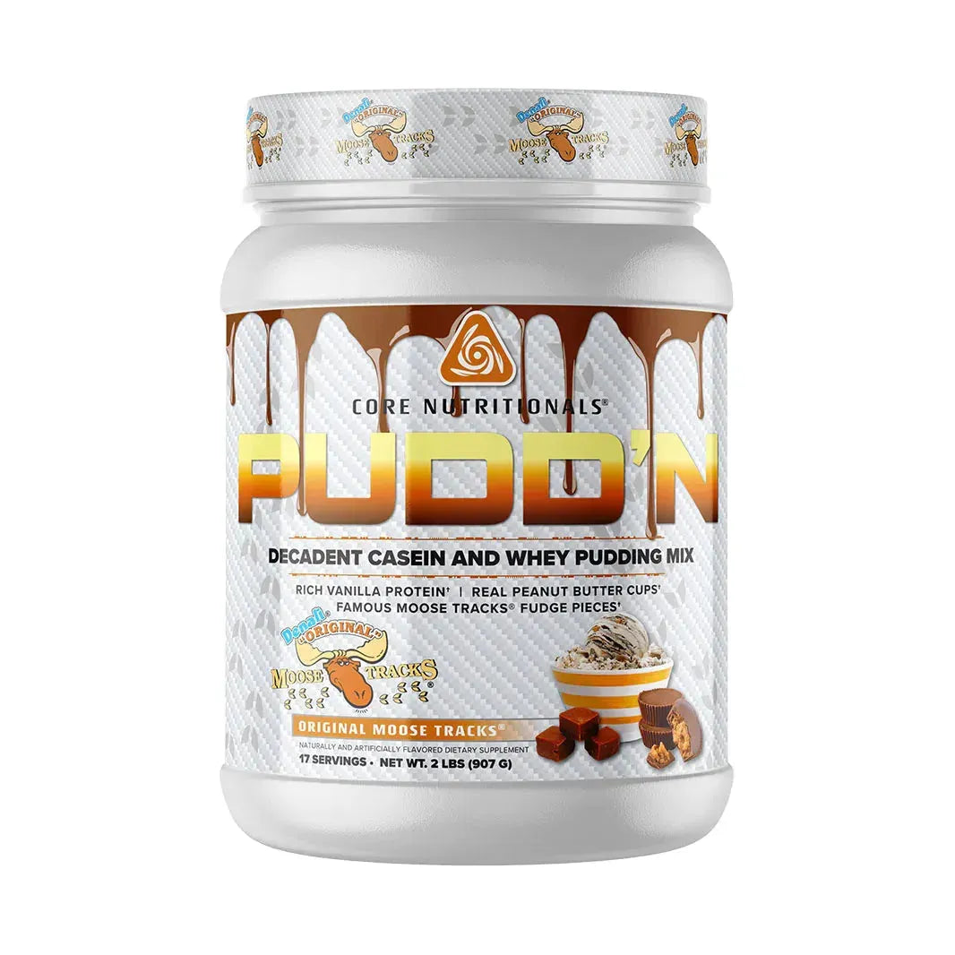 PUDD'N // Decadent Casein & Whey Pudding Mix Core Nutritionals Denali Original Moose Tracks NTS Newtown Supplement Store Sydney