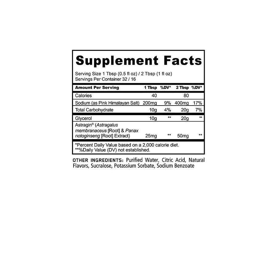 PUMP // Liquid Glycerol Panda Supplements Unflavoured NTS Newtown Supplement Store Sydney