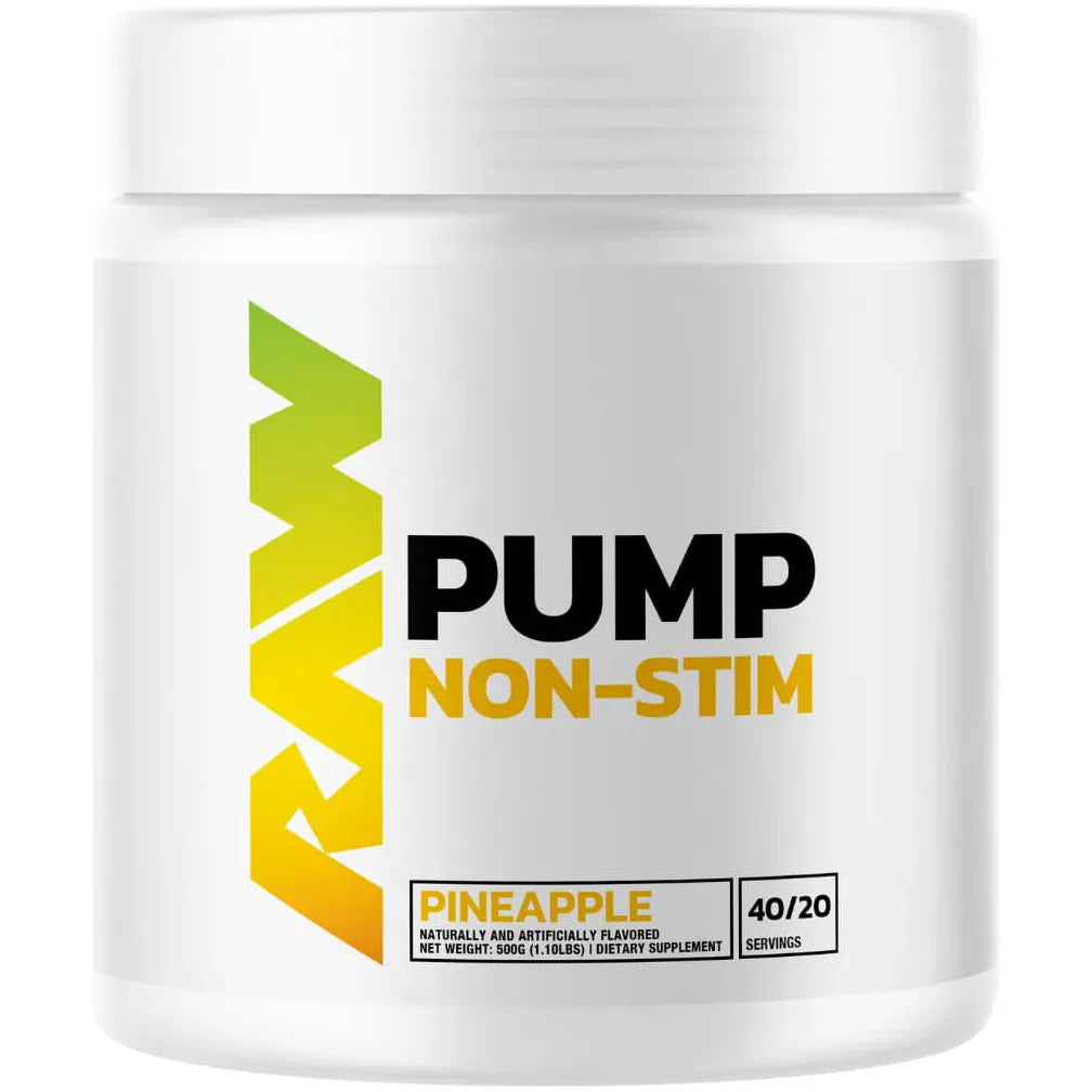 PUMP Non-Stim // 40 / 20 Servings RAW Pineapple NTS Newtown Supplement Store Sydney