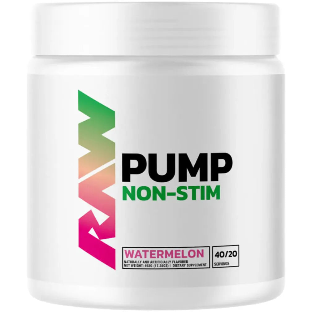 PUMP Non-Stim // 40 / 20 Servings RAW Strawberry Lemonade NTS Newtown Supplement Store Sydney