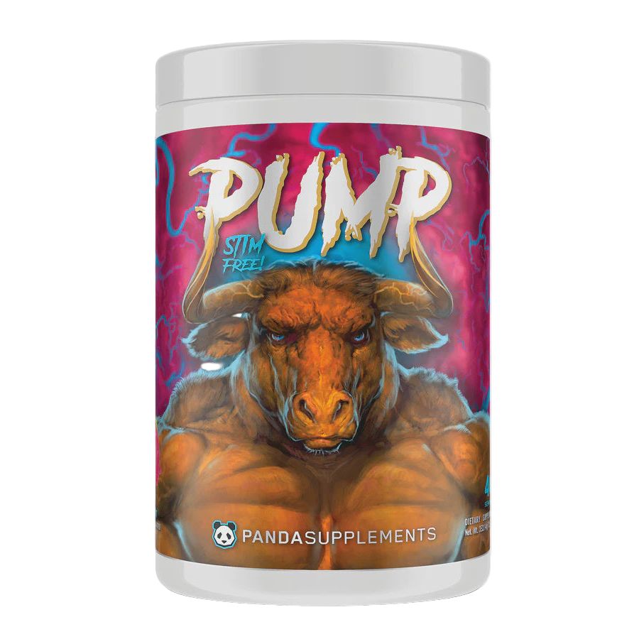 PUMP // STIM FREE PRE-WORKOUT Panda Supplements Rainbow Dragon Fruit NTS Newtown Supplement Store Sydney