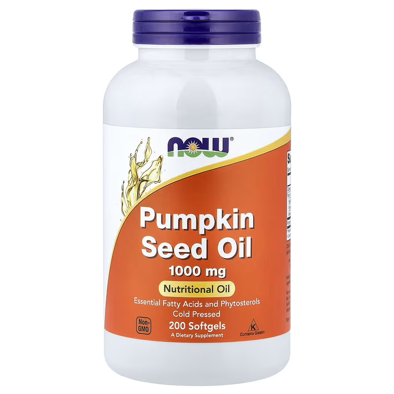 Pumpkin Seed Oil 1000mg // 200 softgels Now Foods NTS Newtown Supplement Store Sydney