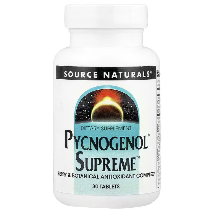 Pycnogenol Supreme // 30 Tablets Source Naturals NTS Newtown Supplement Store Sydney