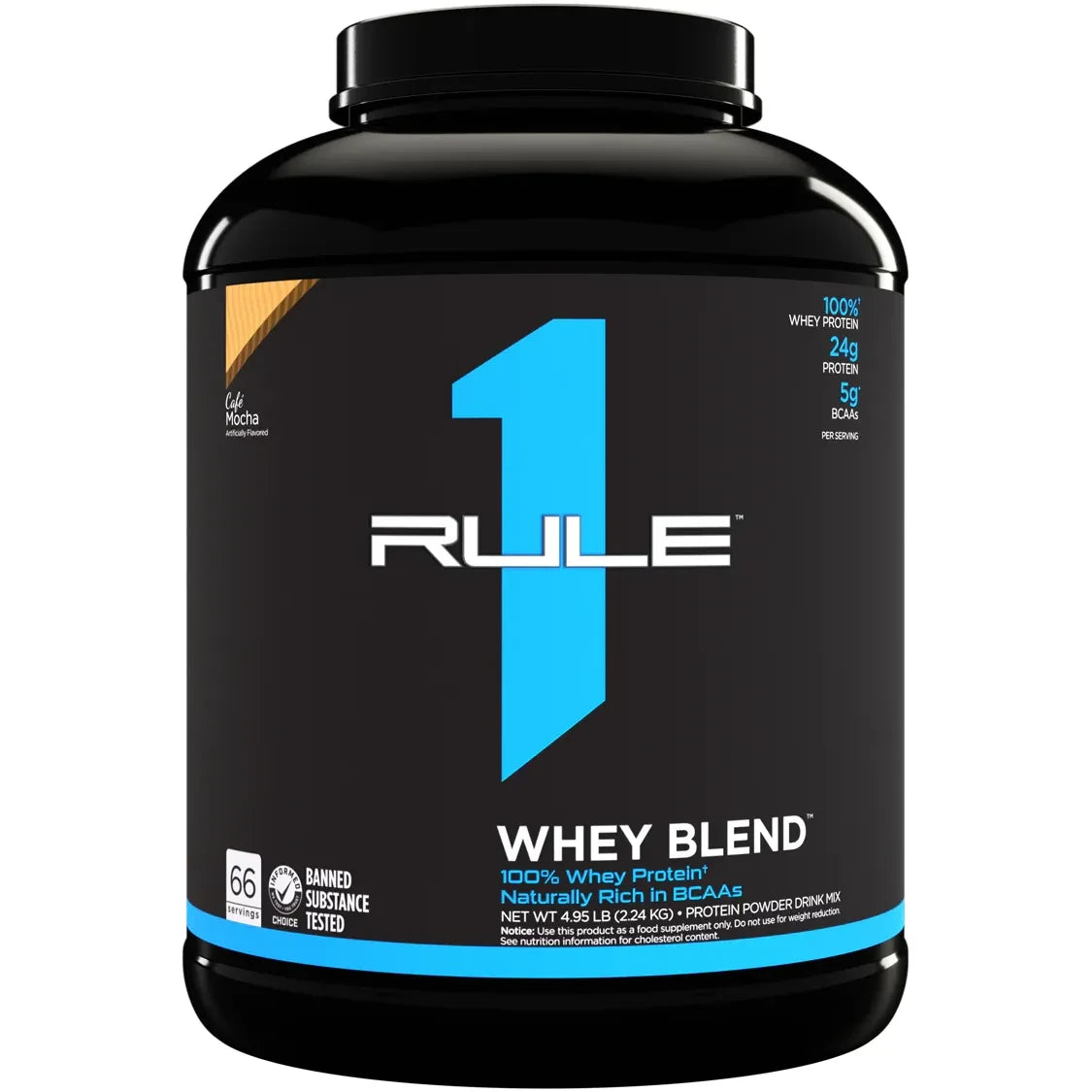 R1 WHEY BLEND // 5 LB Rule 1 Cafe Mocha / 5 LB NTS Newtown Supplement Store Sydney