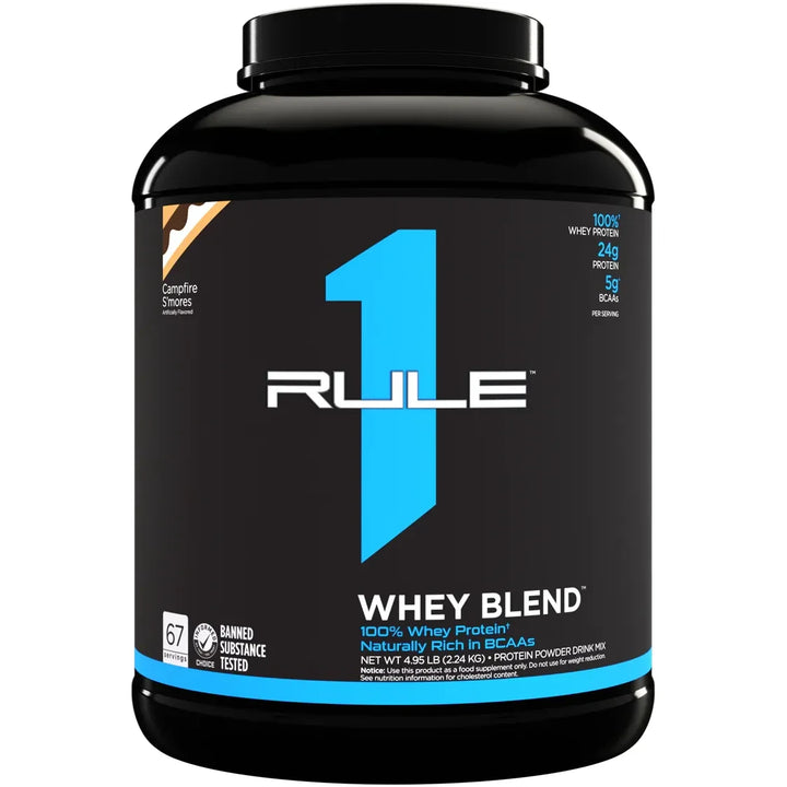 R1 WHEY BLEND // 5 LB Rule 1 Campfire S&