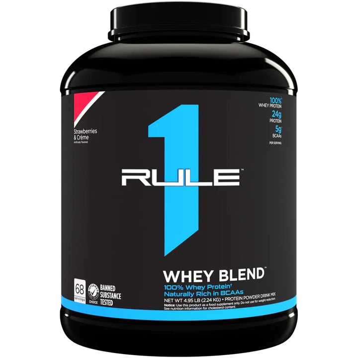 R1 WHEY BLEND // 5 LB Rule 1 Strawberries &amp; Creme / 5 LB NTS Newtown Supplement Store Sydney