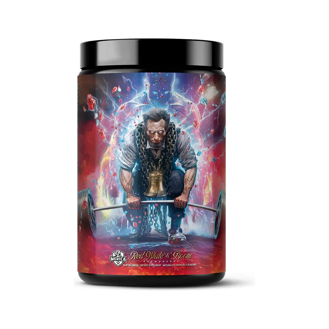 Red White &amp; Boom // High Stim Pre Merica Labz New Found Freedom NTS Newtown Supplement Store Sydney