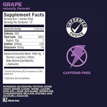 Roctane Ultra Endurance GRAPE // Energy Drink Mix (No Caffeine) GU NTS Newtown Supplement Store Sydney