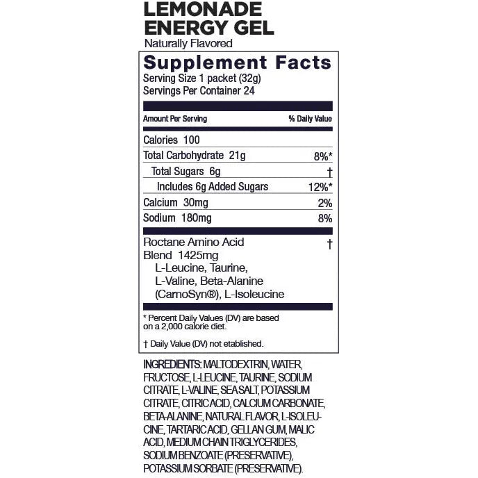 ROCTANE // Ultra Endurance (No Caffeine) GU NTS Newtown Supplement Store Sydney