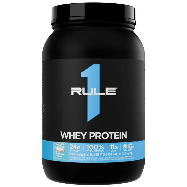 Rule 1 WHEY BLEND // 2 LB Rule 1 Birthday Cake / 2 LB NTS Newtown Supplement Store Sydney