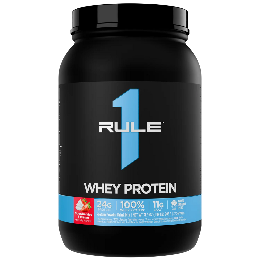 Rule 1 WHEY BLEND // 2 LB Rule 1 Strawberries &amp; Creme / 2 LB NTS Newtown Supplement Store Sydney