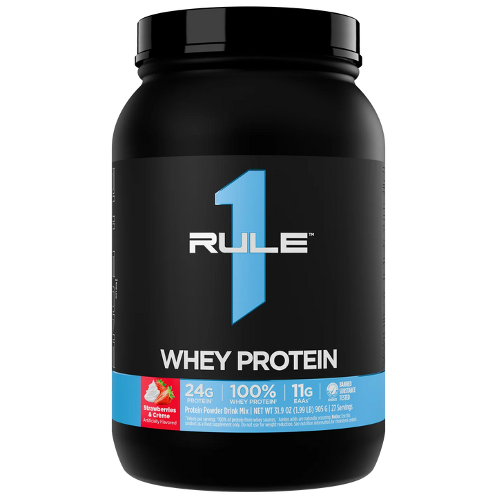 Rule 1 WHEY BLEND // 2 LB Rule 1 Strawberries &amp; Creme / 2 LB NTS Newtown Supplement Store Sydney