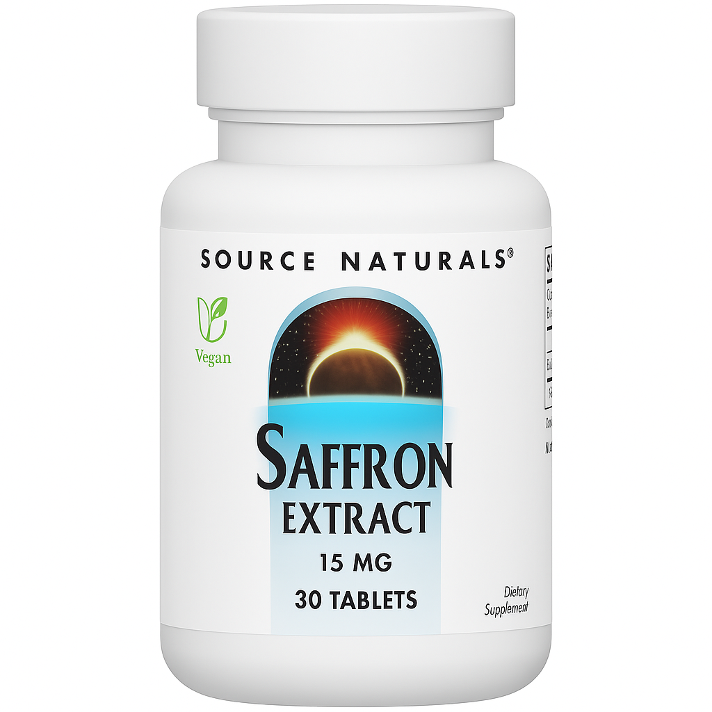 Saffron Extract // 15mg 30 Tablets Source Naturals NTS Newtown Supplement Store Sydney