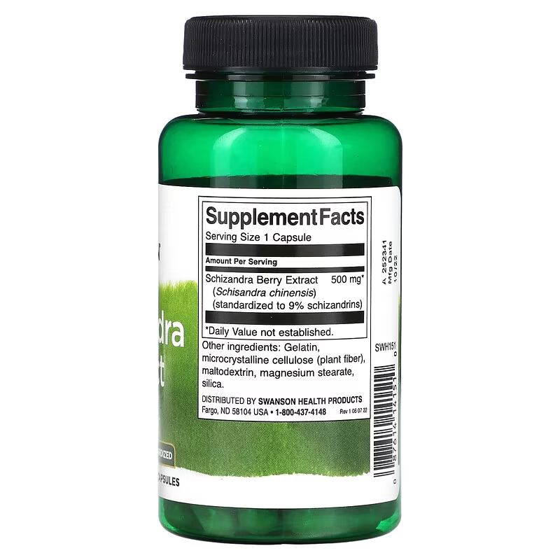 Schizandra Extract // Stress Support 500mg Swanson NTS Newtown Supplement Store Sydney
