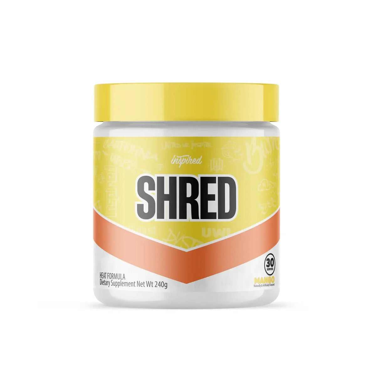 SHRED // Heat Formula 30 Servings Inspired Nutraceuticals Mango NTS Newtown Supplement Store Sydney