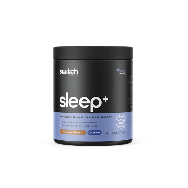 sleep+ // Magnesium, Relaxation & Sleep Support (Chocolate -30servings) SWITCH NTS Newtown Supplement Store Sydney