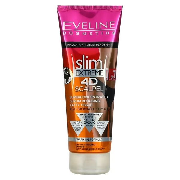 Slim Extreme 4D Scalpel // Topical Slimming Serum with Caffeine EVELINE Cosmetics NTS Newtown Supplement Store Sydney