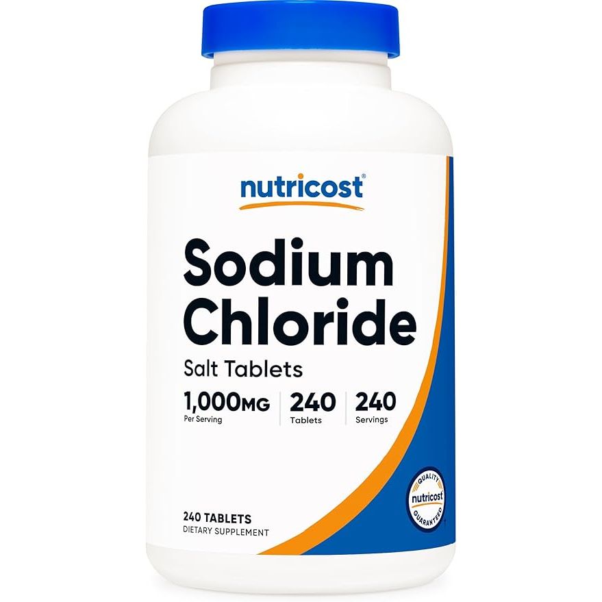 Sodium Chloride 1000mg // 240 Tablets nutricost NTS Newtown Supplement Store Sydney
