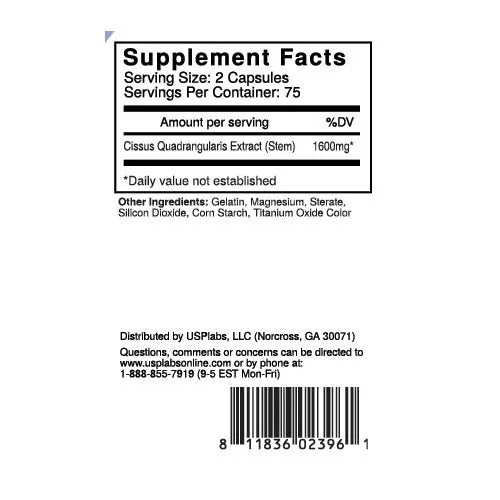 Super Cissus // 1600mg 75 Srv UPS Labs NTS Newtown Supplement Store Sydney