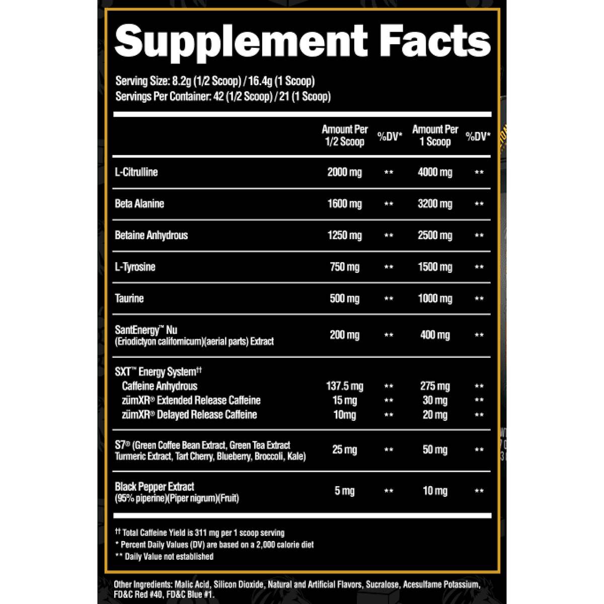 Super Human Pre // 21 / 42 Servings ALPHA LION NTS Newtown Supplement Store Sydney