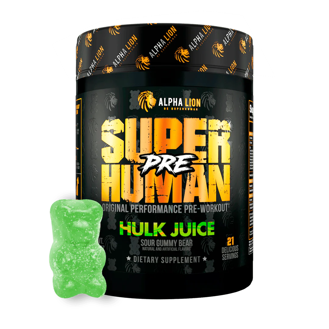 Super Human Pre // 21/42 Servings ALPHA LION Hulk Juice NTS Newtown Supplement Store Sydney