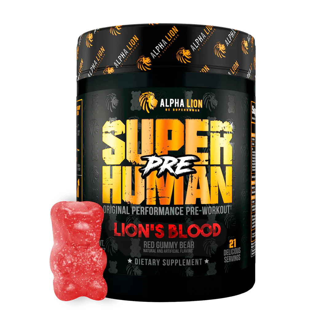 Super Human Pre // 21/42 Servings ALPHA LION Lion's Blood NTS Newtown Supplement Store Sydney