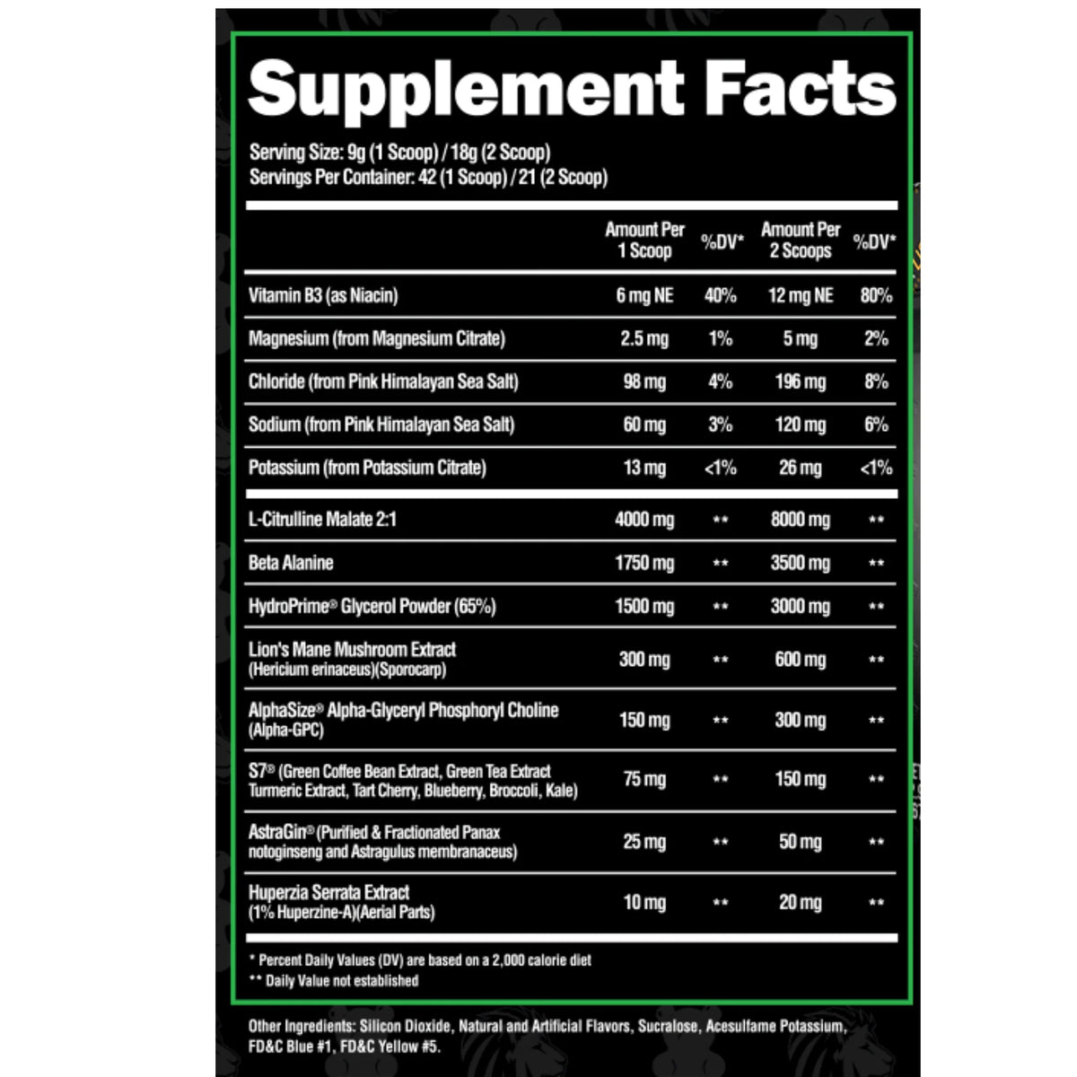 Super Human Pump (Stim Free) // 21 / 42 Servings ALPHA LION NTS Newtown Supplement Store Sydney