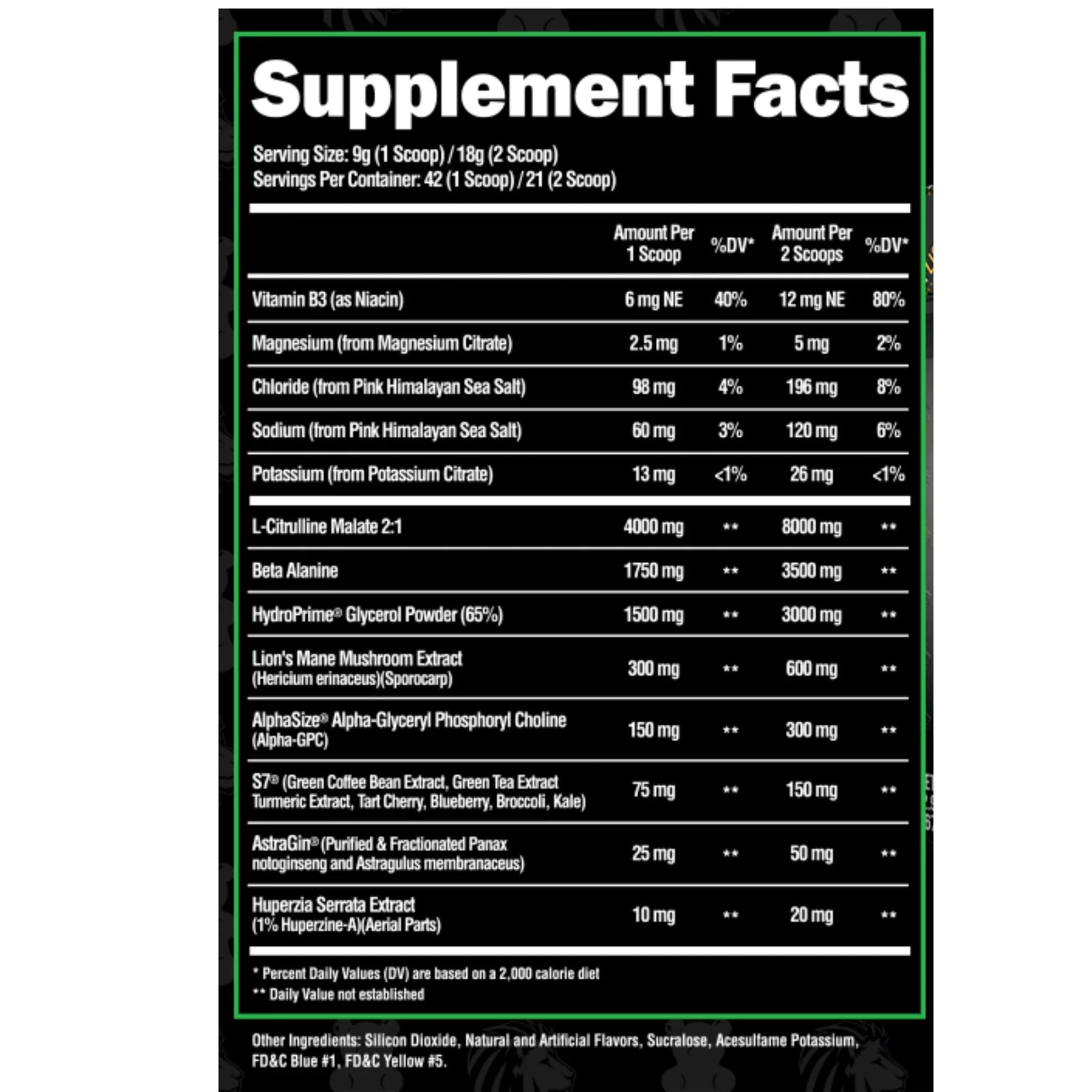 Super Human Pump (Stim Free) // 21 / 42 Servings ALPHA LION NTS Newtown Supplement Store Sydney