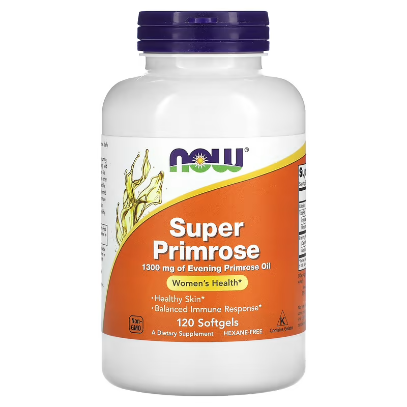 Super Primrose 1300mg // 120 Softgels Now Foods NTS Newtown Supplement Store Sydney