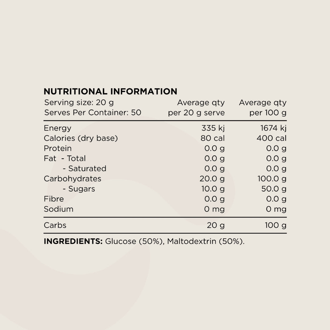 Switch Nutrition Carbohydrates // 100% Pure Carbohydrates SWITCH NTS Newtown Supplement Store Sydney