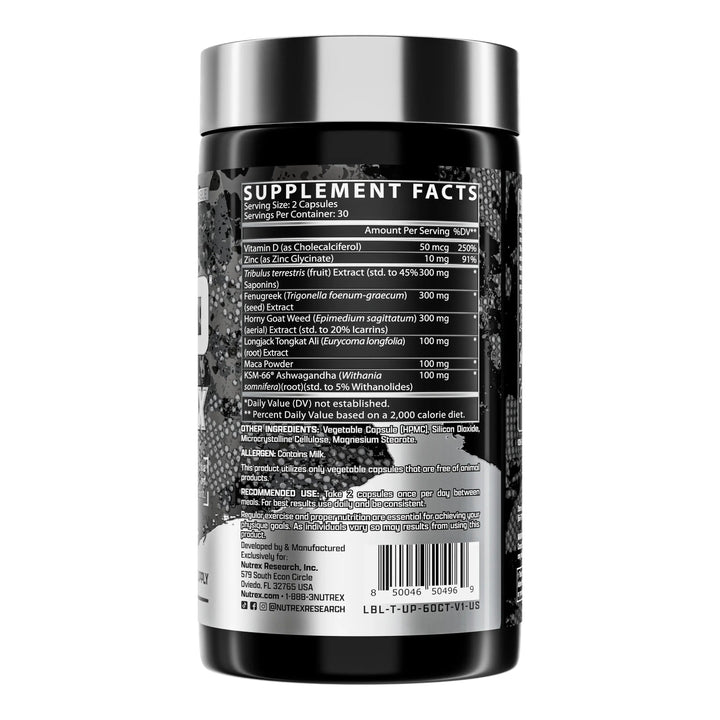 T-UP MAX // Complete Testosterone Support Nutrex NTS Newtown Supplement Store Sydney