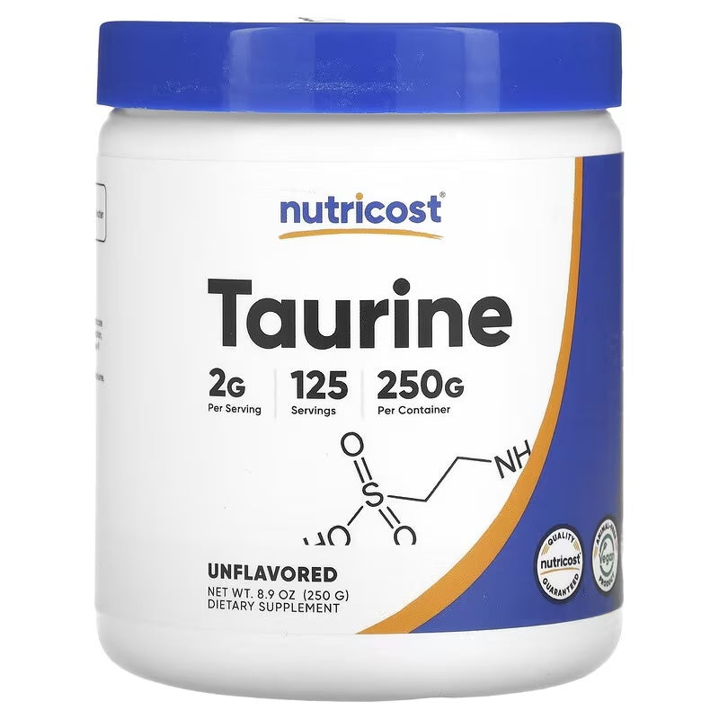 Taurine // 250g nutricost NTS Newtown Supplement Store Sydney