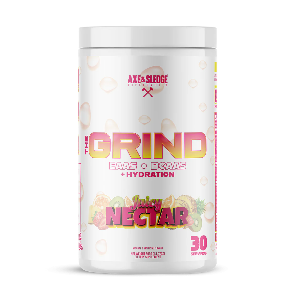 THE GRIND // EAAs + BCAAs + Hydration 30 serves Axe &amp; Sledge Juicy Nectar NTS Newtown Supplement Store Sydney