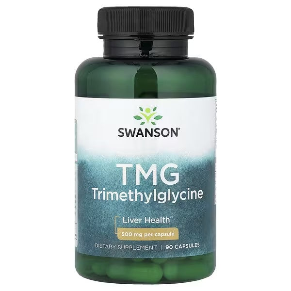 Trimethylglycine (TMG) 500mg // 90 Capsules Swanson NTS Newtown Supplement Store Sydney