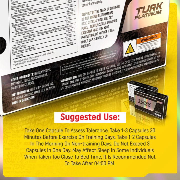 Turk Builder Platinum // Premium Multi-Botanical Ecdysteroid Formula HTLT NTS Newtown Supplement Store Sydney