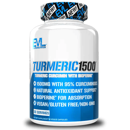 Turmeric 1500 // Curcumin Turmeric Evlution Nutrition NTS Newtown Supplement Store Sydney