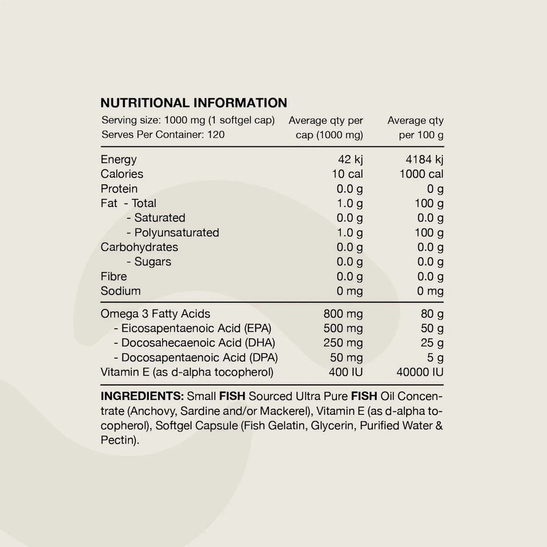Ultra Fish Oil // High Strength 30 serves SWITCH NTS Newtown Supplement Store Sydney