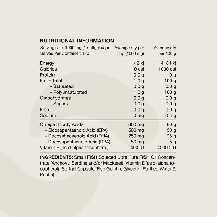 Ultra Fish Oil // High Strength 30 serves SWITCH NTS Newtown Supplement Store Sydney